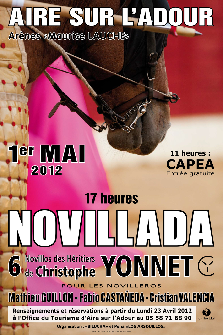 Affiches taurines Aire sur l'Adour