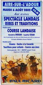 Affiches taurines Aire sur l'Adour