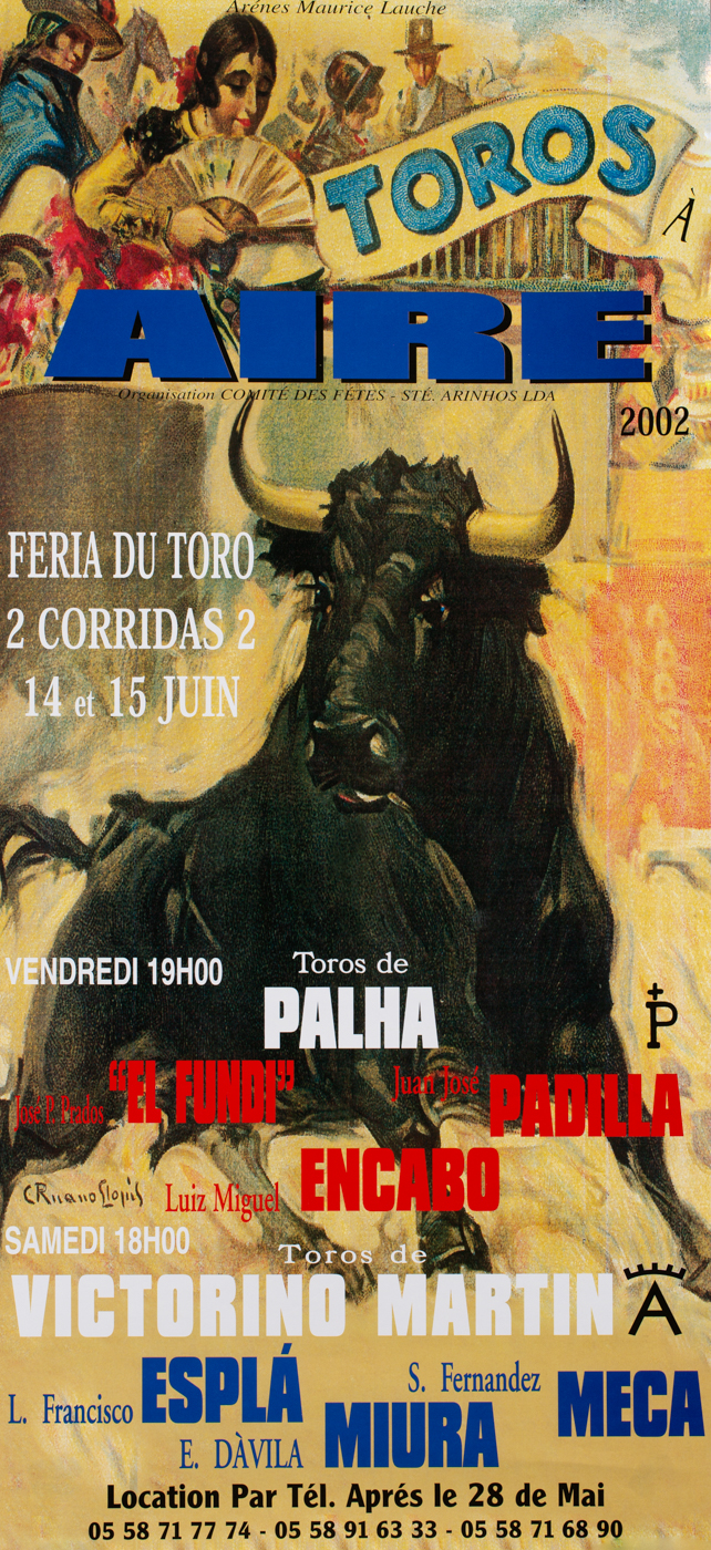 Affiches taurines Aire sur l'Adour