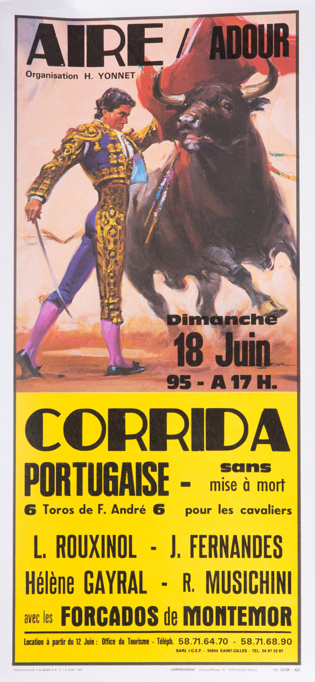 Affiches taurines Aire sur l'Adour