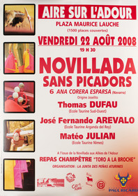 Affiches taurines Aire sur l'Adour