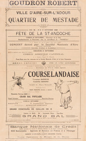 Affiches taurines Aire sur l'Adour