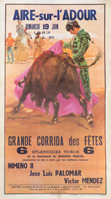 Affiches taurines Aire sur l'Adour