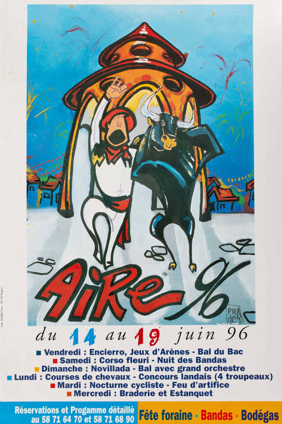 Affiches taurines Aire sur l'Adour